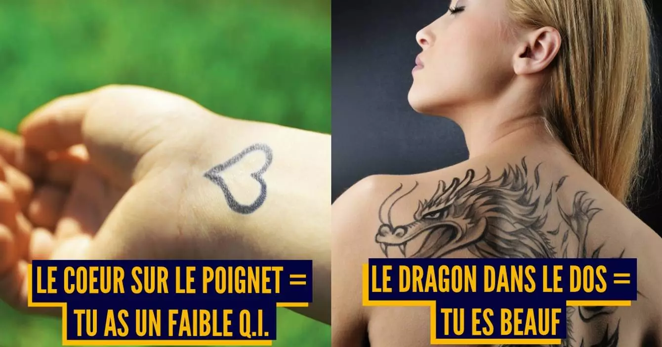 Tatouage Code Barre Date De Naissance Top 17 des tatouages en illustrations et ce que ça veut dire de toi
