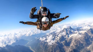 Saut Parachute Montagne